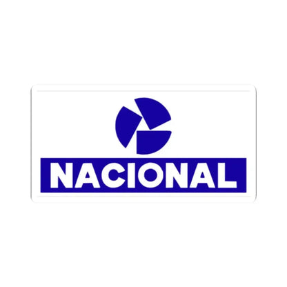 Banco Nacional (blue) (Logo) STICKER Vinyl Kiss-Cut Decal 2 Inch White - The Sticker Space