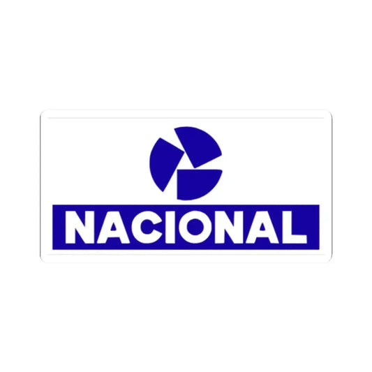 Banco Nacional (blue) (Logo) STICKER Vinyl Kiss-Cut Decal 2 Inch White - The Sticker Space