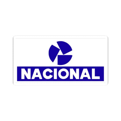 Banco Nacional (blue) (Logo) STICKER Vinyl Kiss-Cut Decal 3 Inch White - The Sticker Space