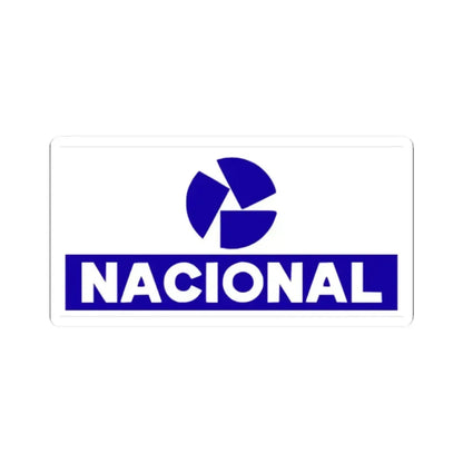 Banco Nacional (blue) (Logo) STICKER Vinyl Kiss-Cut Decal 6 Inch White - The Sticker Space