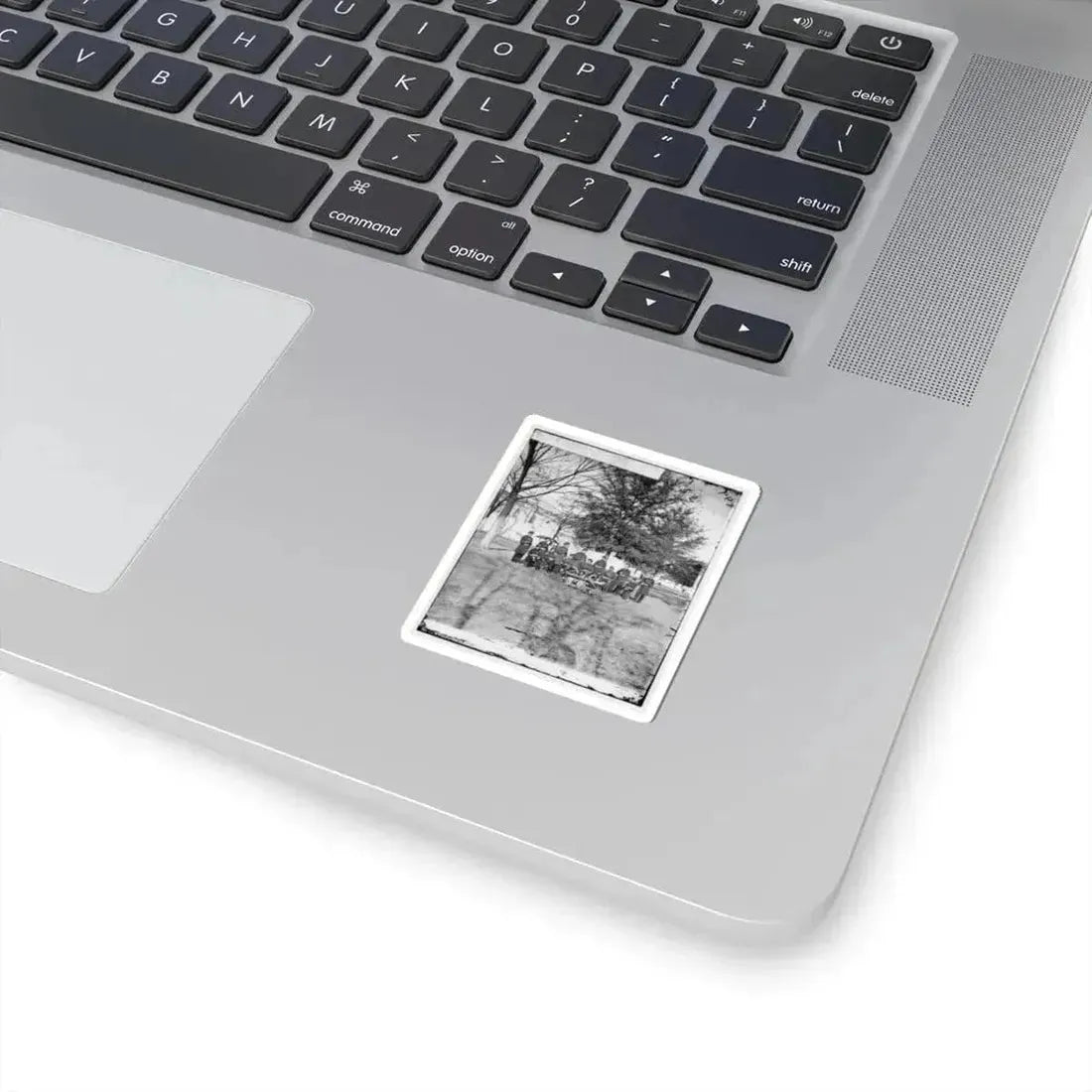 Band Group Seated Behind Their Instruments(2) (U.S. Civil War) STICKER Vinyl Kiss-Cut Decal - The Sticker Space
