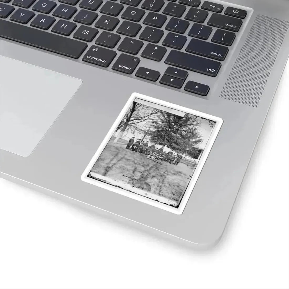 Band Group Seated Behind Their Instruments(2) (U.S. Civil War) STICKER Vinyl Kiss-Cut Decal - The Sticker Space