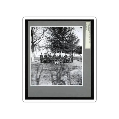 Band Group Seated Behind Their Instruments (U.S. Civil War) STICKER Vinyl Die-Cut Decal - The Sticker Space