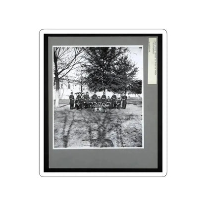 Band Group Seated Behind Their Instruments (U.S. Civil War) STICKER Vinyl Die-Cut Decal - The Sticker Space