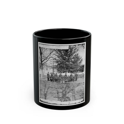 Band Group Seated Behind Their Instruments(2) (U.S. Civil War) Black Coffee Mug