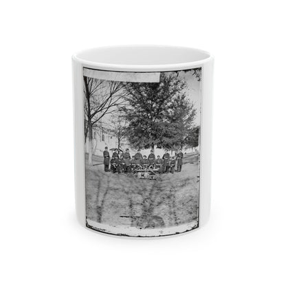 Band Group Seated Behind Their Instruments(2) (U.S. Civil War) White Coffee Mug