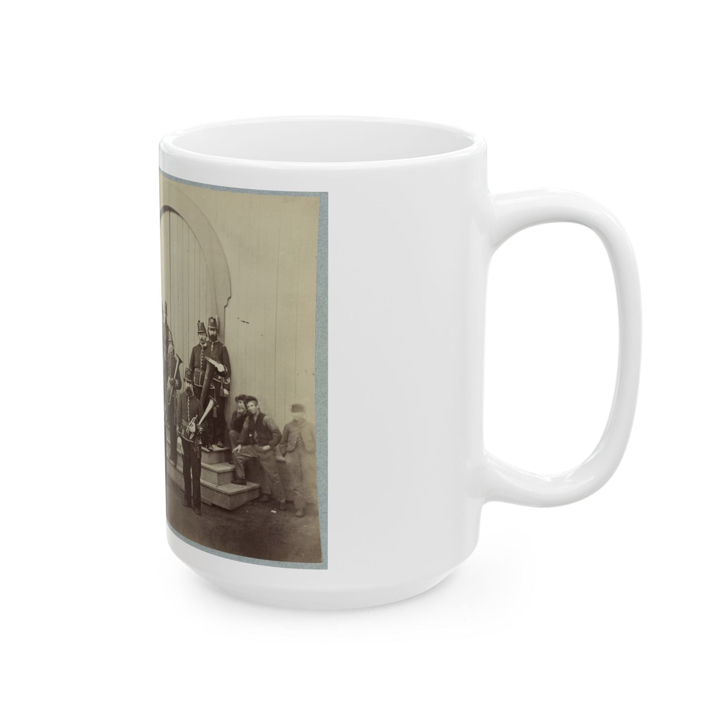 Band Of 10th Veteran Reserve Corps, Washington, D.C., April, 1865 (U.S. Civil War) White Coffee Mug