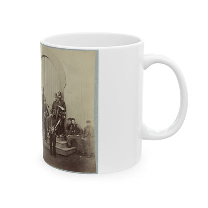 Band Of 10th Veteran Reserve Corps, Washington, D.C., April, 1865 (U.S. Civil War) White Coffee Mug