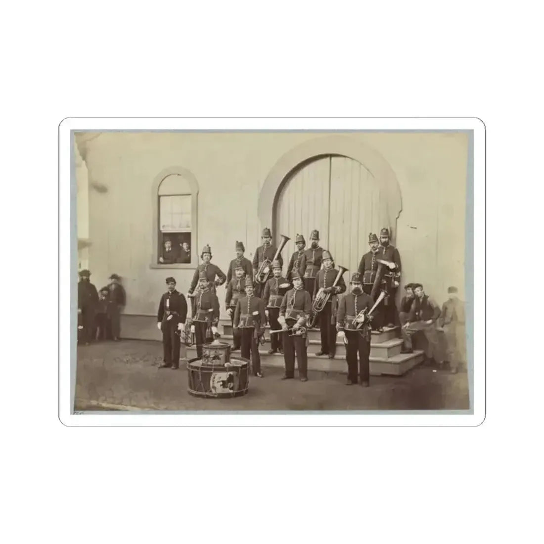 Band of 10Th Veteran Reserve Corps, Washington, D.C., April, 1865 (U.S. Civil War) STICKER Vinyl Kiss-Cut Decal 2 Inch White - The Sticker Space