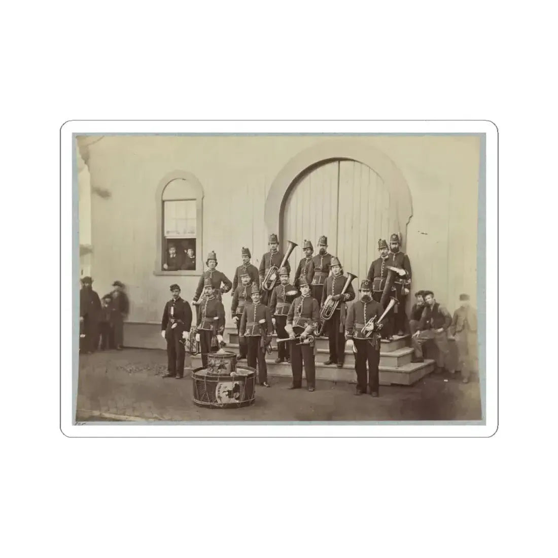 Band of 10Th Veteran Reserve Corps, Washington, D.C., April, 1865 (U.S. Civil War) STICKER Vinyl Kiss-Cut Decal 3 Inch White - The Sticker Space