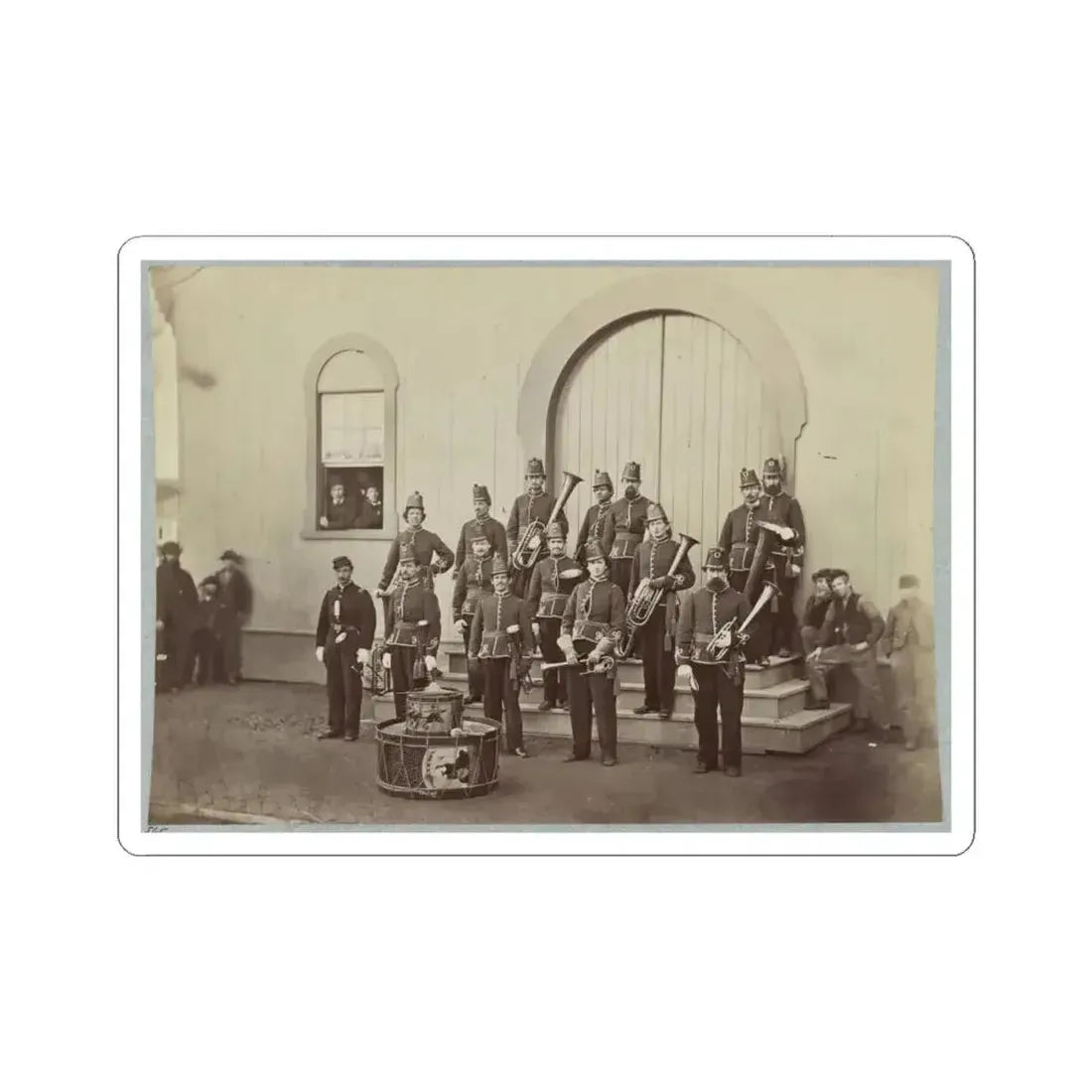 Band of 10Th Veteran Reserve Corps, Washington, D.C., April, 1865 (U.S. Civil War) STICKER Vinyl Kiss-Cut Decal 6 Inch White - The Sticker Space