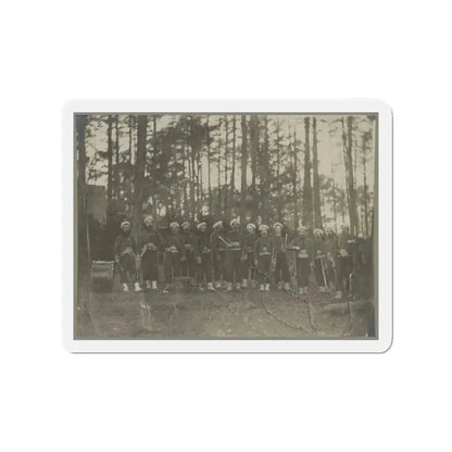 Band Of 114th Pa. Infantry, Brandy Station, Va., Apr. 1864 (U.S. Civil War) Refrigerator Magnet 3 Inch Die-Cut - The Sticker Space