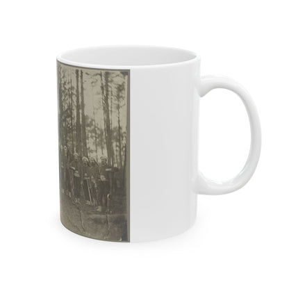 Band Of 114th Pa. Infantry, Brandy Station, Va., Apr. 1864 (U.S. Civil War) White Coffee Mug