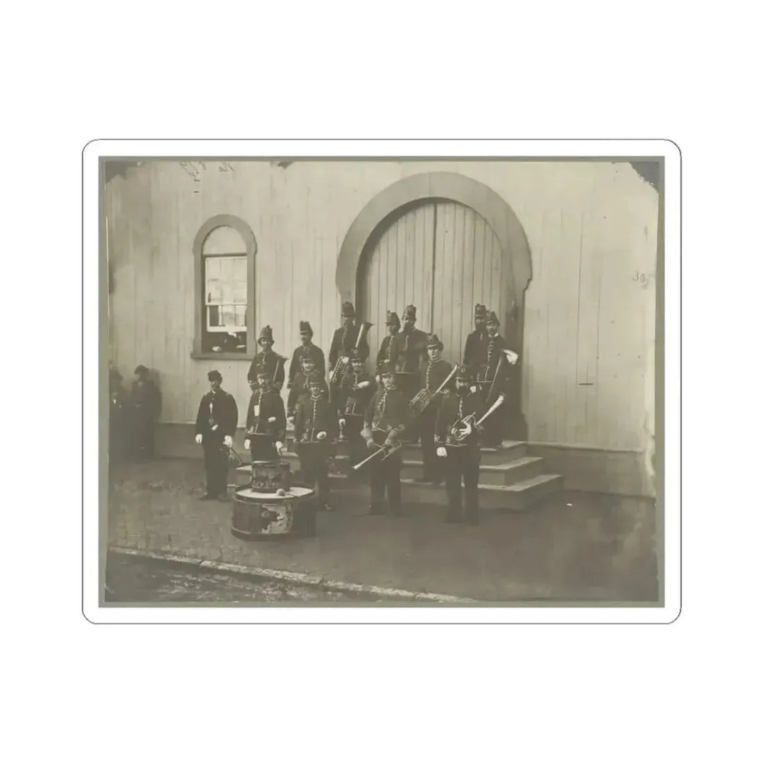 Band of 9Th & 10Th Veterans Reserve Corps, Wash. D.C. Apr. 1865 (U.S. Civil War) STICKER Vinyl Kiss-Cut Decal 3 Inch White - The Sticker Space