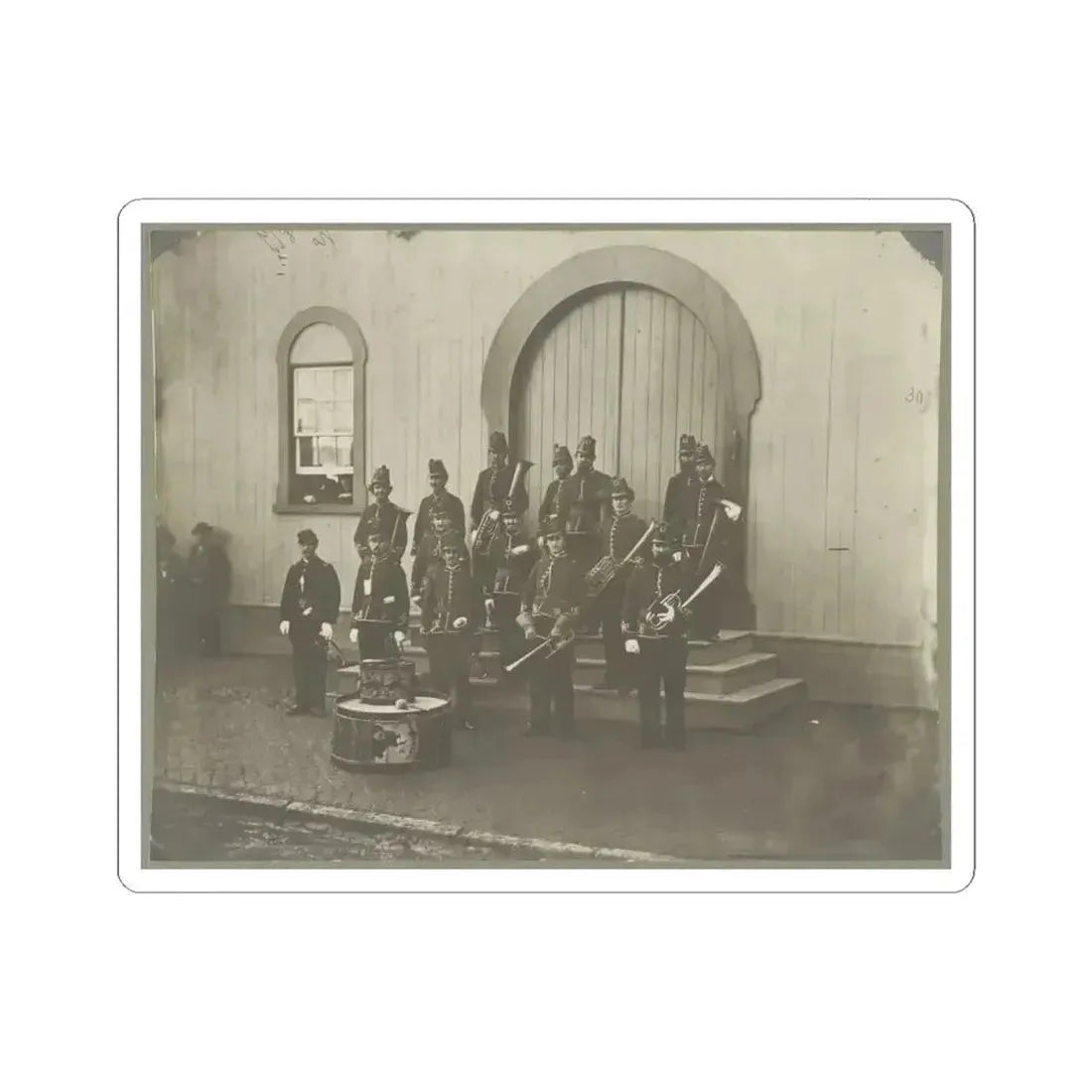 Band of 9Th & 10Th Veterans Reserve Corps, Wash. D.C. Apr. 1865 (U.S. Civil War) STICKER Vinyl Kiss-Cut Decal 4 Inch White - The Sticker Space