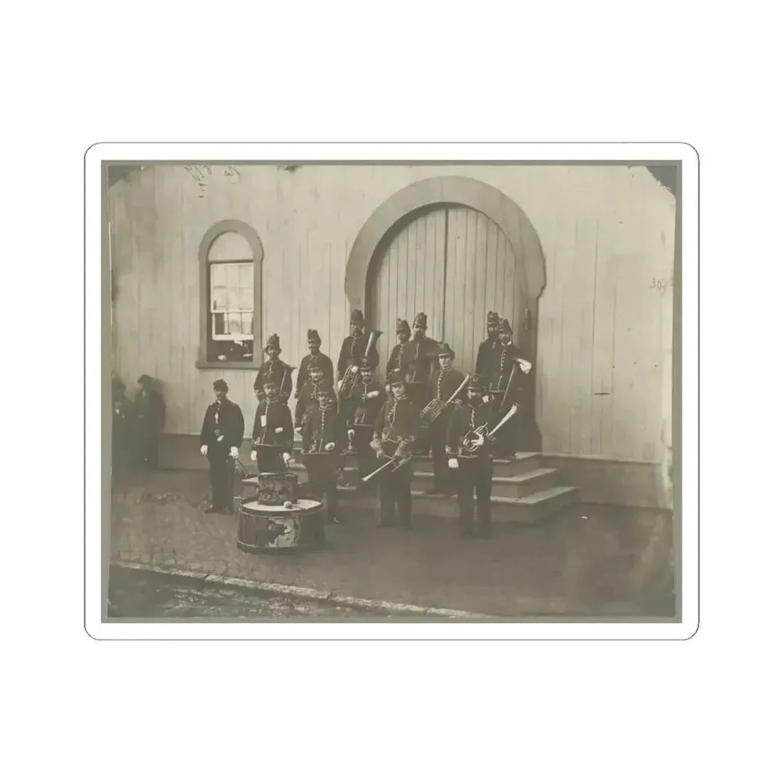 Band of 9Th & 10Th Veterans Reserve Corps, Wash. D.C. Apr. 1865 (U.S. Civil War) STICKER Vinyl Kiss-Cut Decal 6 Inch White - The Sticker Space