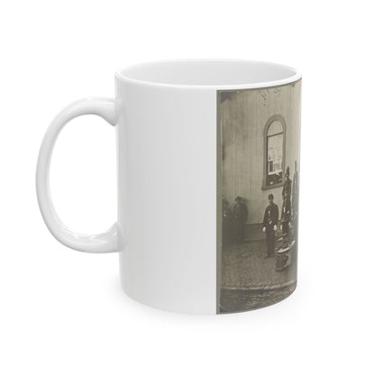 Band Of 9th & 10th Veterans Reserve Corps, Wash. D.C. Apr. 1865 (U.S. Civil War) White Coffee Mug