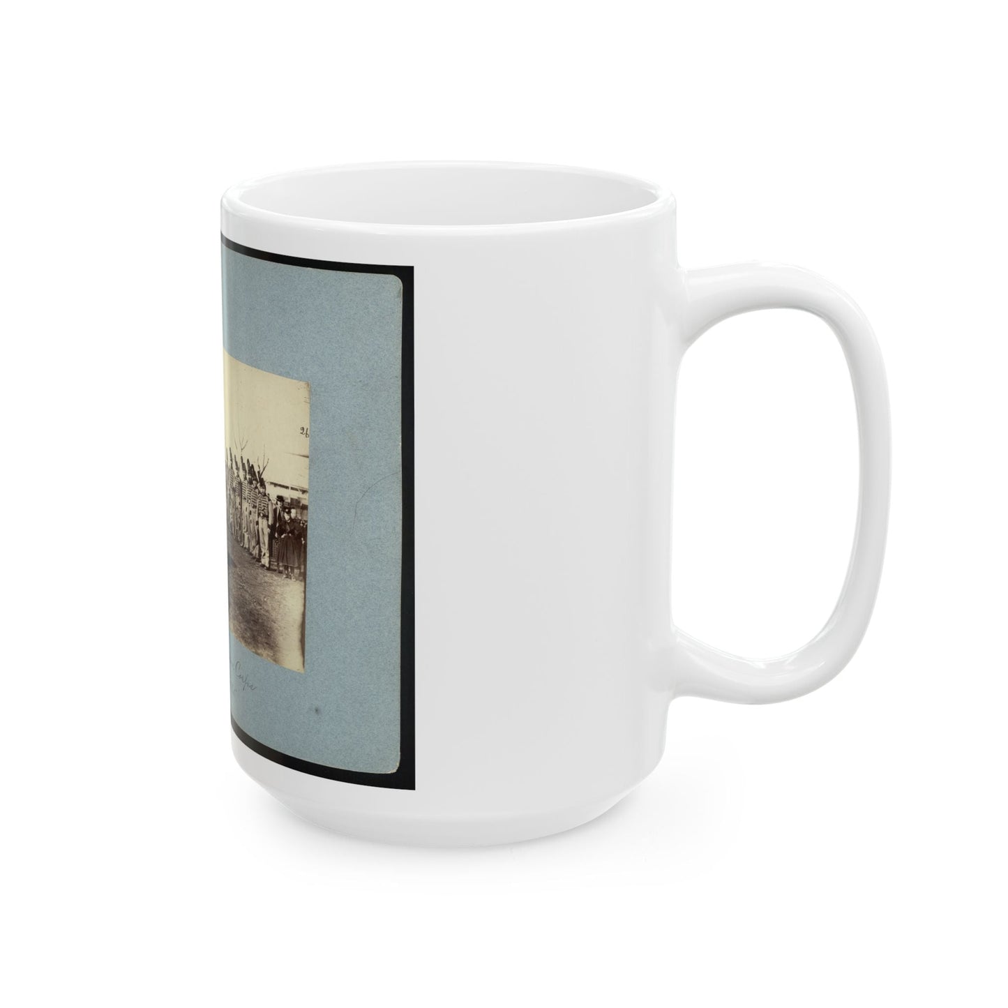 Band Of 9th Veteran Reserve Corps, Washington, D.C., April, 1865 (U.S. Civil War) White Coffee Mug