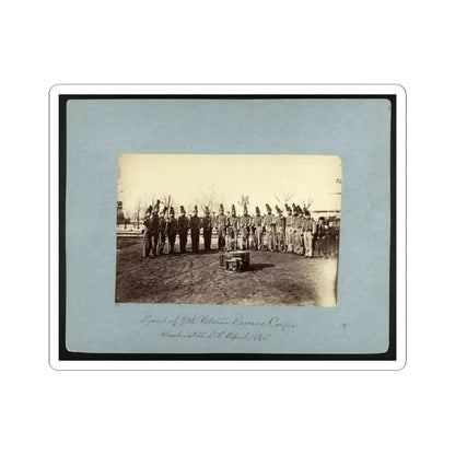 Band of 9Th Veteran Reserve Corps, Washington, D.C., April, 1865 (U.S. Civil War) STICKER Vinyl Kiss-Cut Decal 3 Inch White - The Sticker Space