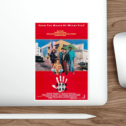 Band of the Hand 1986 Movie Poster STICKER Vinyl Die-Cut Decal-The Sticker Space