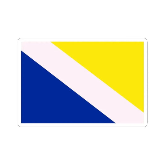 Bandera Alemanys Nord Slesvig (Denmark) STICKER Vinyl Kiss-Cut Decal 2 Inch White - The Sticker Space