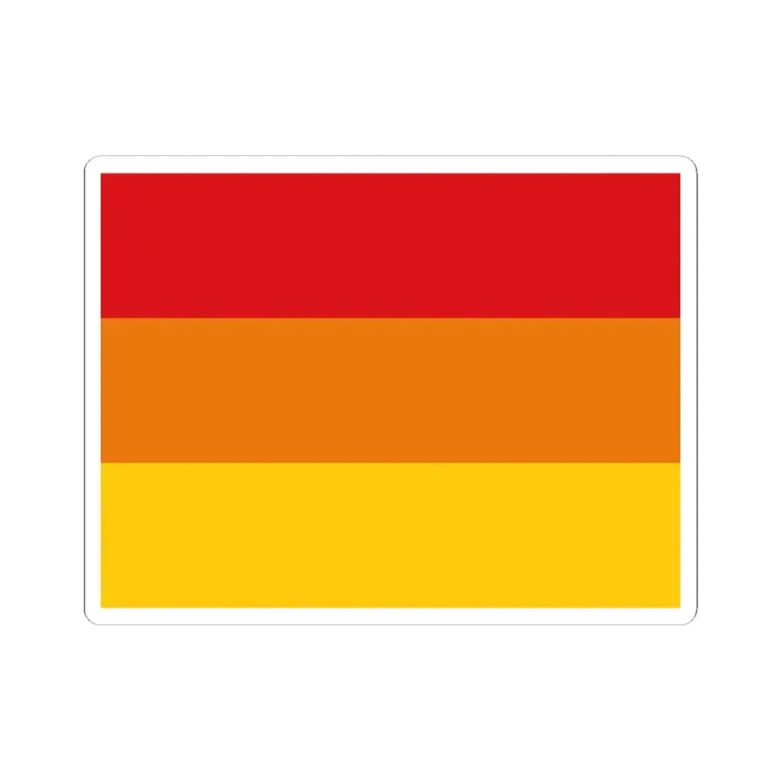 Bandera Andahuaylas (Peru) STICKER Vinyl Kiss-Cut Decal 3 Inch White - The Sticker Space