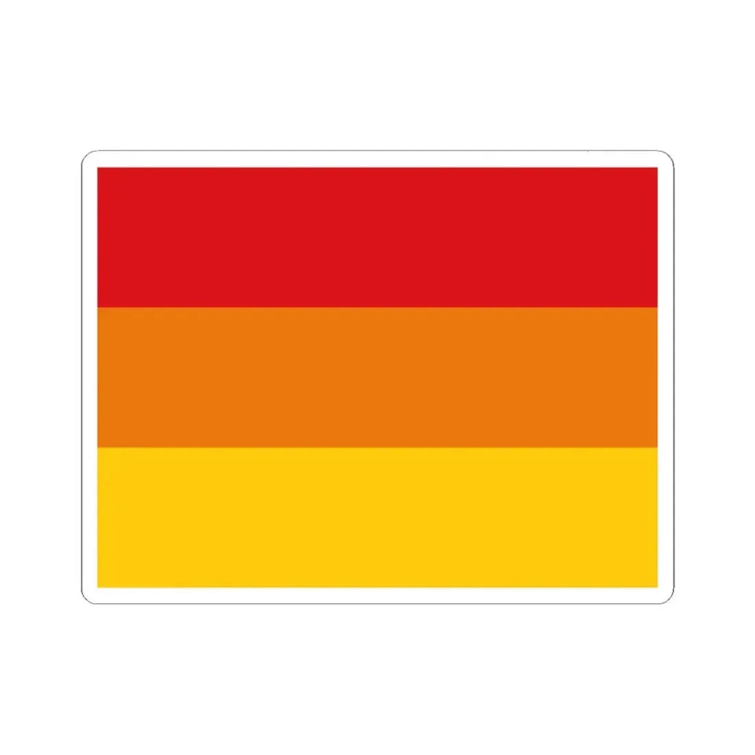 Bandera Andahuaylas (Peru) STICKER Vinyl Kiss-Cut Decal 6 Inch White - The Sticker Space