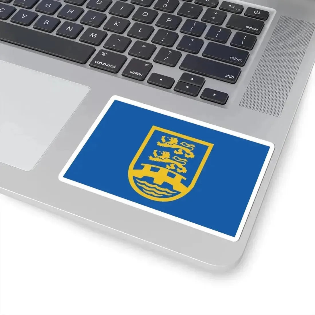 Bandera Bund Deutscher Nordschleswiger (Denmark) STICKER Vinyl Kiss-Cut Decal - The Sticker Space