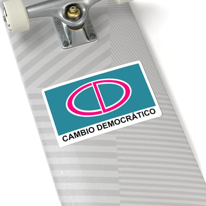 Bandera - Cambio Democratico Panama (Panama) STICKER Vinyl Kiss-Cut Decal - The Sticker Space