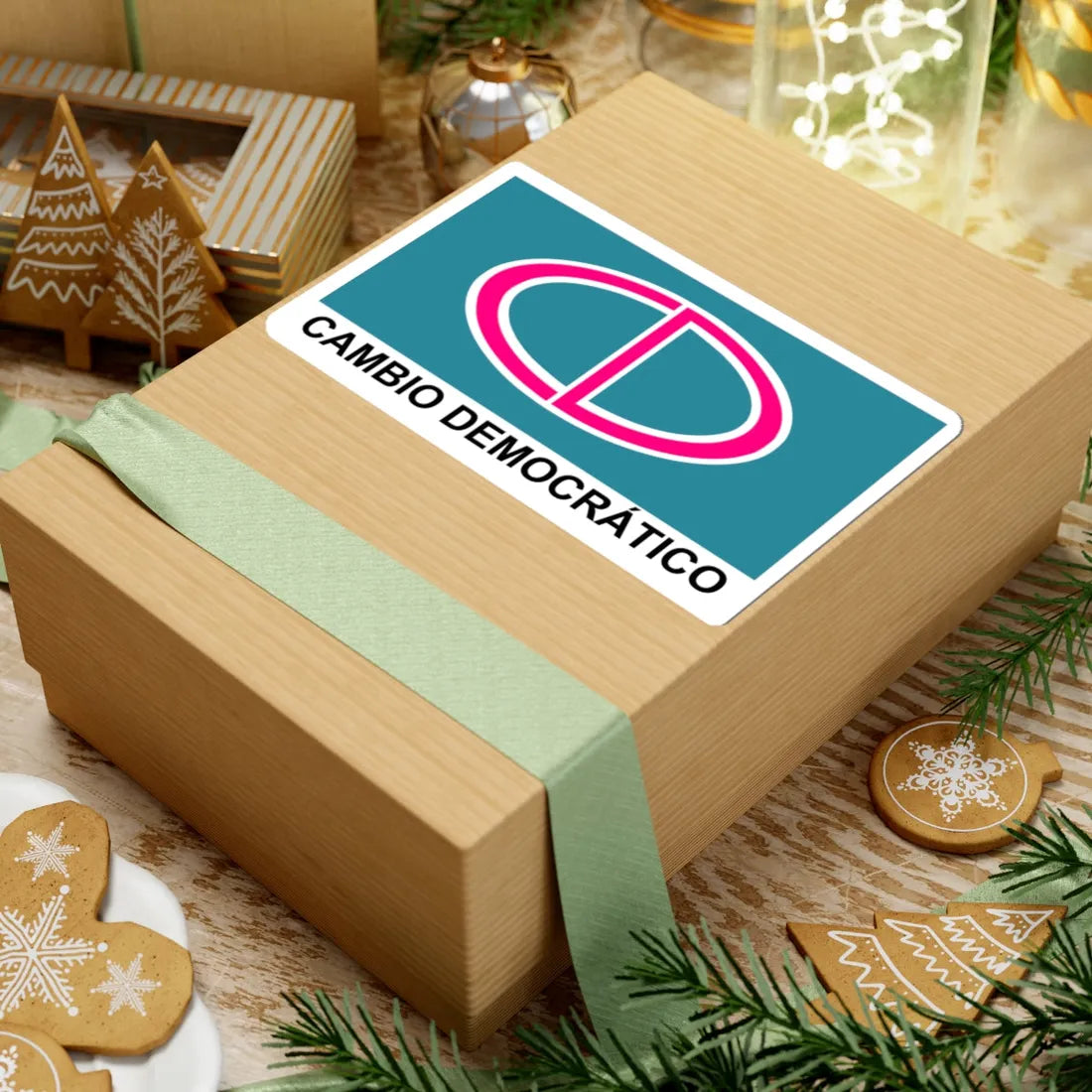 Bandera - Cambio Democratico Panama (Panama) STICKER Vinyl Kiss-Cut Decal - The Sticker Space