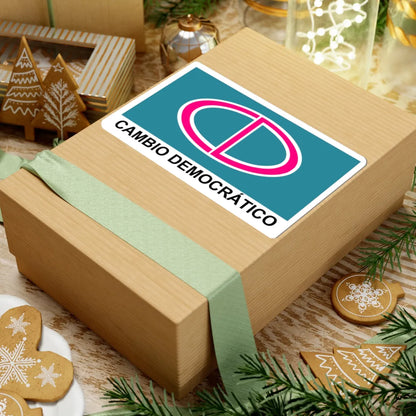 Bandera - Cambio Democratico Panama (Panama) STICKER Vinyl Kiss-Cut Decal - The Sticker Space