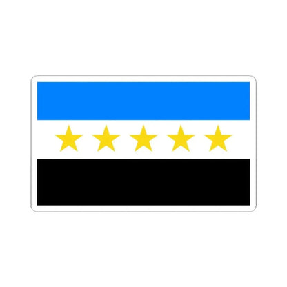 Bandera Canton de Grecia (Costa Rica) STICKER Vinyl Kiss-Cut Decal 2 Inch White - The Sticker Space