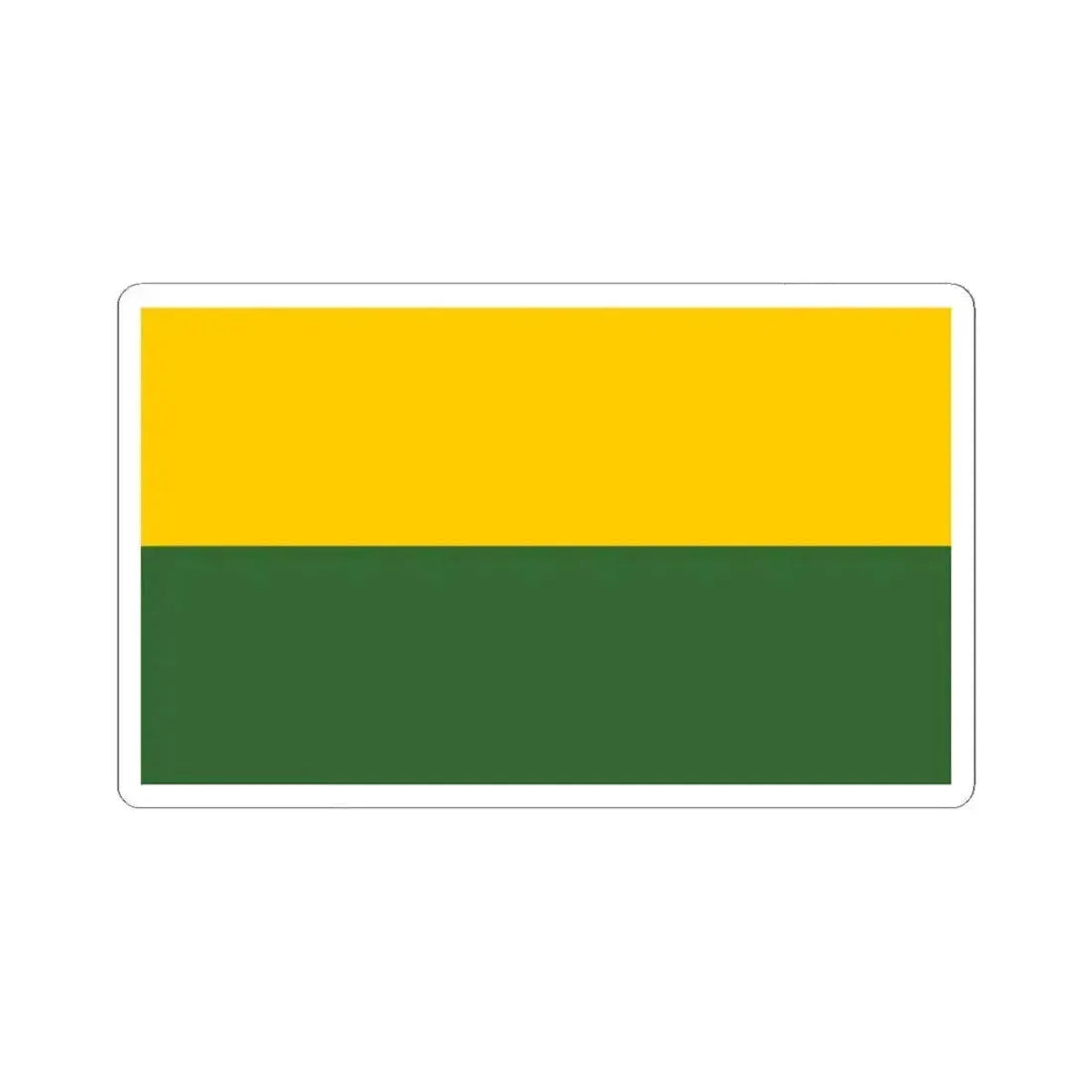 Bandera Canton El Pan (Ecuador) STICKER Vinyl Kiss-Cut Decal 4 Inch White - The Sticker Space