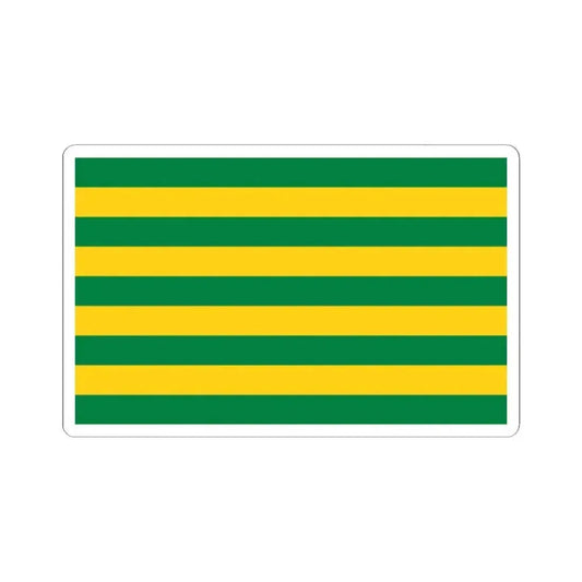 Bandera Canton Gualaceo (Ecuador) STICKER Vinyl Kiss-Cut Decal 2 Inch White - The Sticker Space