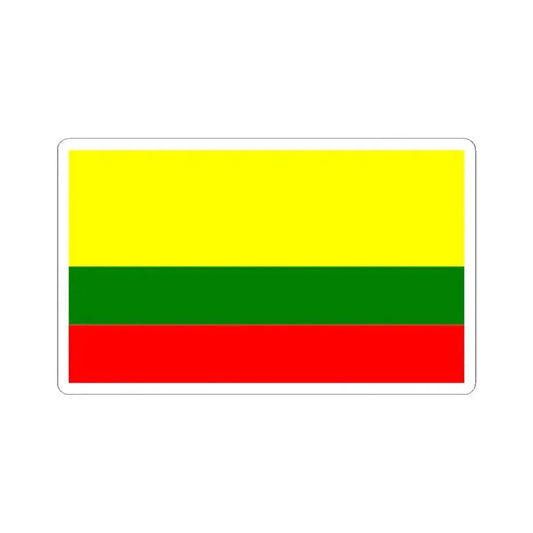 Bandera Canton Paute (Ecuador) STICKER Vinyl Kiss-Cut Decal 2 Inch White - The Sticker Space