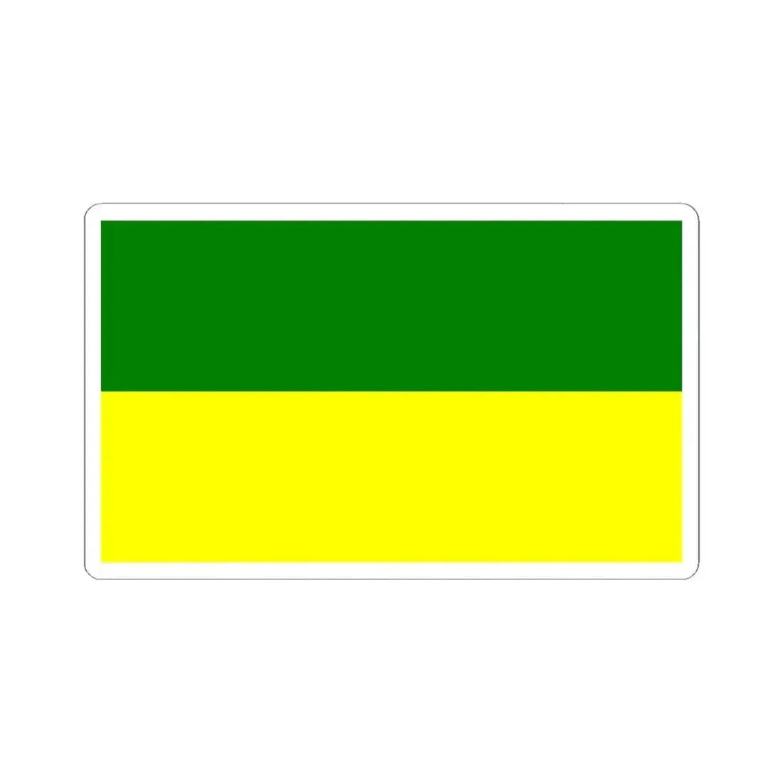 Bandera Canton San Fernando (Ecuador) STICKER Vinyl Kiss-Cut Decal 6 Inch White - The Sticker Space