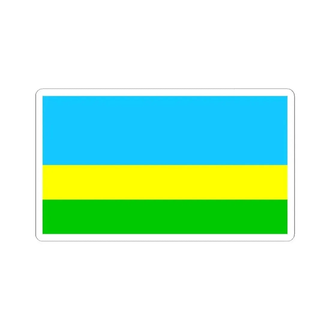 Bandera Canton San Lorenzo Ecuador (Ecuador) STICKER Vinyl Kiss-Cut Decal 2 Inch White - The Sticker Space