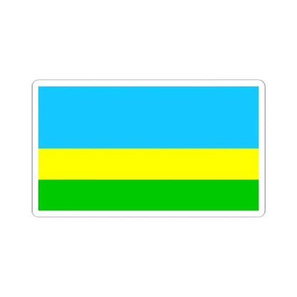 Bandera Canton San Lorenzo Ecuador (Ecuador) STICKER Vinyl Kiss-Cut Decal 2 Inch White - The Sticker Space