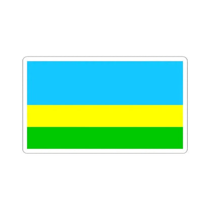 Bandera Canton San Lorenzo Ecuador (Ecuador) STICKER Vinyl Kiss-Cut Decal 3 Inch White - The Sticker Space