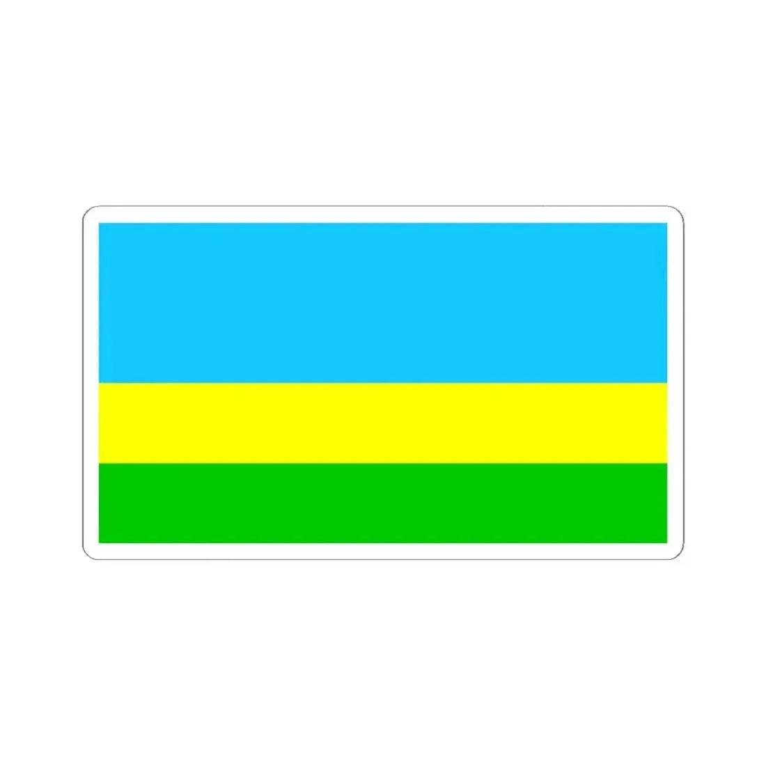 Bandera Canton San Lorenzo Ecuador (Ecuador) STICKER Vinyl Kiss-Cut Decal 4 Inch White - The Sticker Space