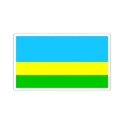 Bandera Canton San Lorenzo Ecuador (Ecuador) STICKER Vinyl Kiss-Cut Decal 4 Inch White - The Sticker Space