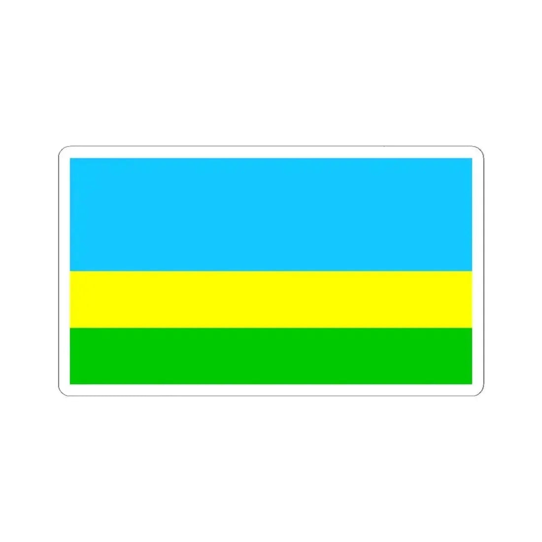 Bandera Canton San Lorenzo Ecuador (Ecuador) STICKER Vinyl Kiss-Cut Decal 6 Inch White - The Sticker Space