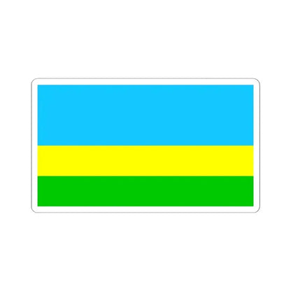 Bandera Canton San Lorenzo Ecuador (Ecuador) STICKER Vinyl Kiss-Cut Decal 6 Inch White - The Sticker Space