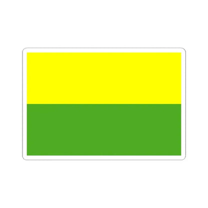 Bandera Canton Sevilla de Oro (Ecuador) STICKER Vinyl Kiss-Cut Decal 2 Inch White - The Sticker Space