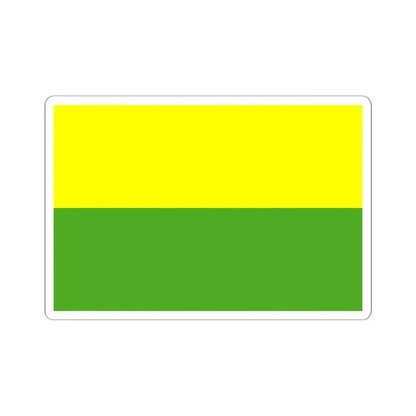 Bandera Canton Sevilla de Oro (Ecuador) STICKER Vinyl Kiss-Cut Decal 6 Inch White - The Sticker Space