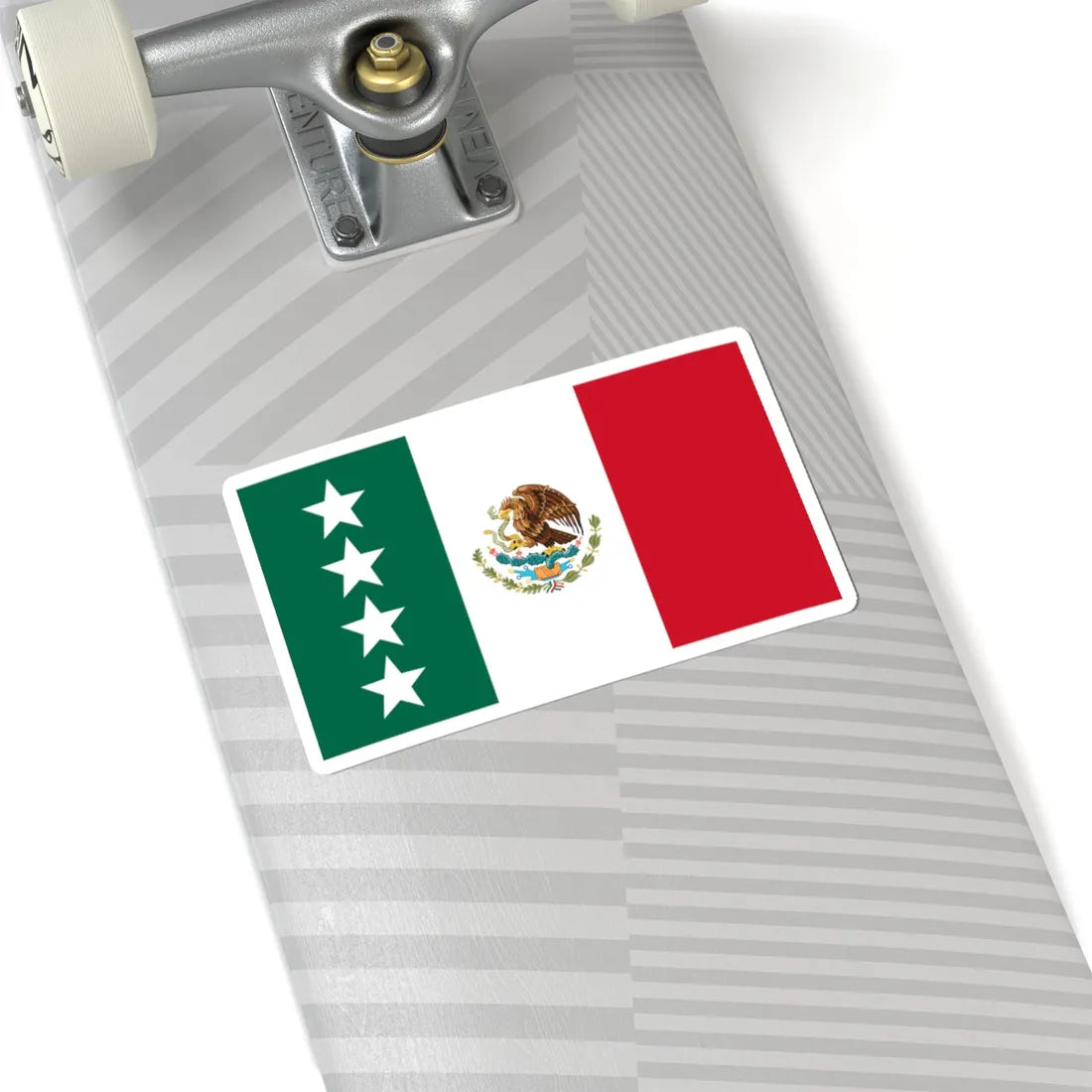 Bandera Cuatro estrellas Mexico-Alto Mando (Mexico) STICKER Vinyl Kiss-Cut Decal - The Sticker Space