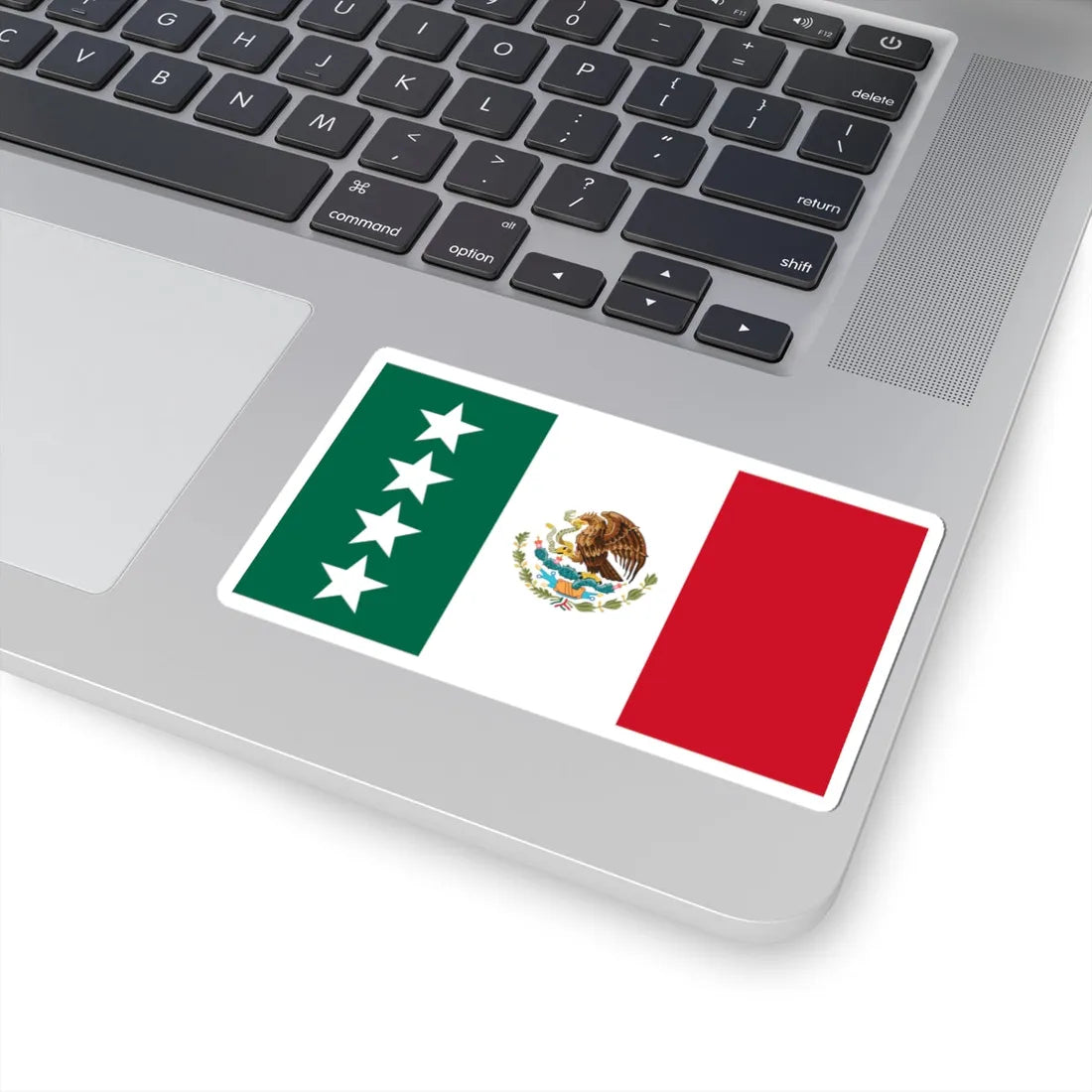 Bandera Cuatro estrellas Mexico-Alto Mando (Mexico) STICKER Vinyl Kiss-Cut Decal - The Sticker Space