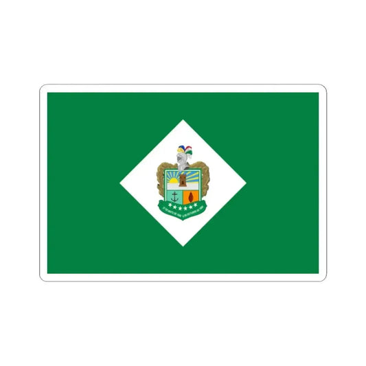 Bandera de Babahoyo (Ecuador) STICKER Vinyl Kiss-Cut Decal 2 Inch White - The Sticker Space