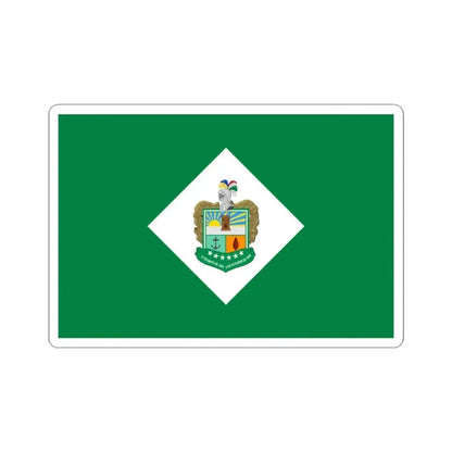 Bandera de Babahoyo (Ecuador) STICKER Vinyl Kiss-Cut Decal 3 Inch White - The Sticker Space