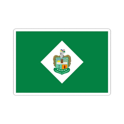 Bandera de Babahoyo (Ecuador) STICKER Vinyl Kiss-Cut Decal 4 Inch White - The Sticker Space